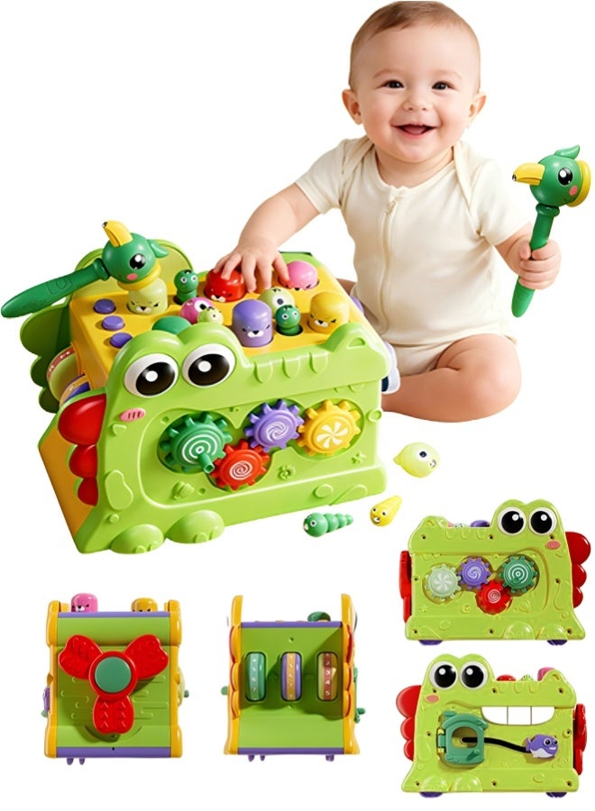 Keranixy Hammering and Pounding Toys For Toddlers , Whack a Mole Game for Toddlers, Educational Learning Skill Toy for Boys and Girls Birthday Gift - Image 1